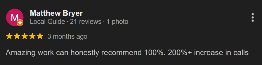 Customer review