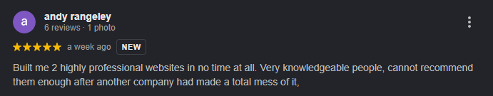 Customer review